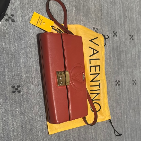 Valentino Handbags - Valentino by Mario Valentino Cocoette Red Leather Bag - NWT